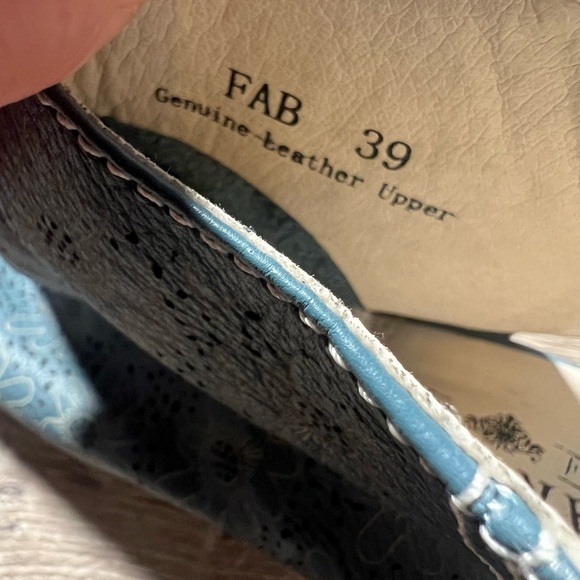 Spring Step L’Artiste Fab Blue Leather Heel - 39 - Picture 8 of 10